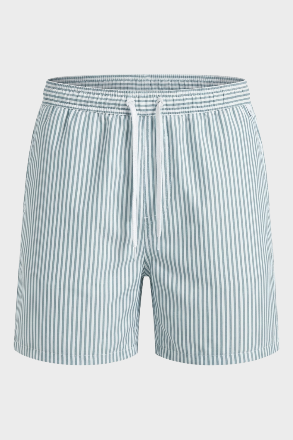 Herren Streifen-Badeshorts | Tunnelzug Quick-Dry