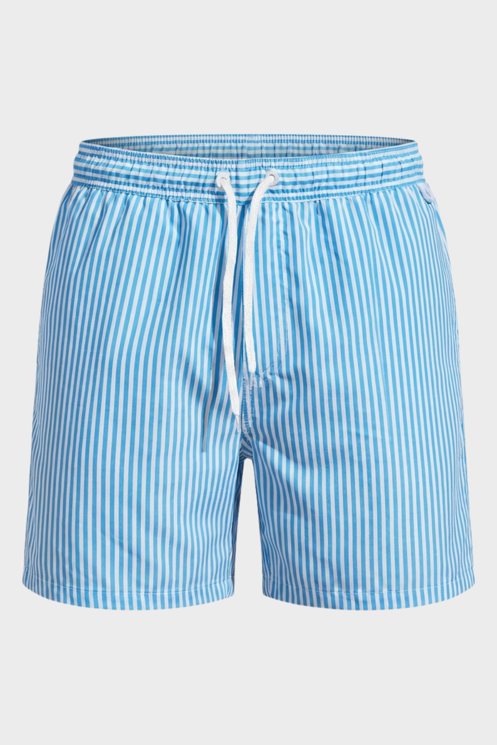 Herren Streifen-Badeshorts | Tunnelzug Quick-Dry