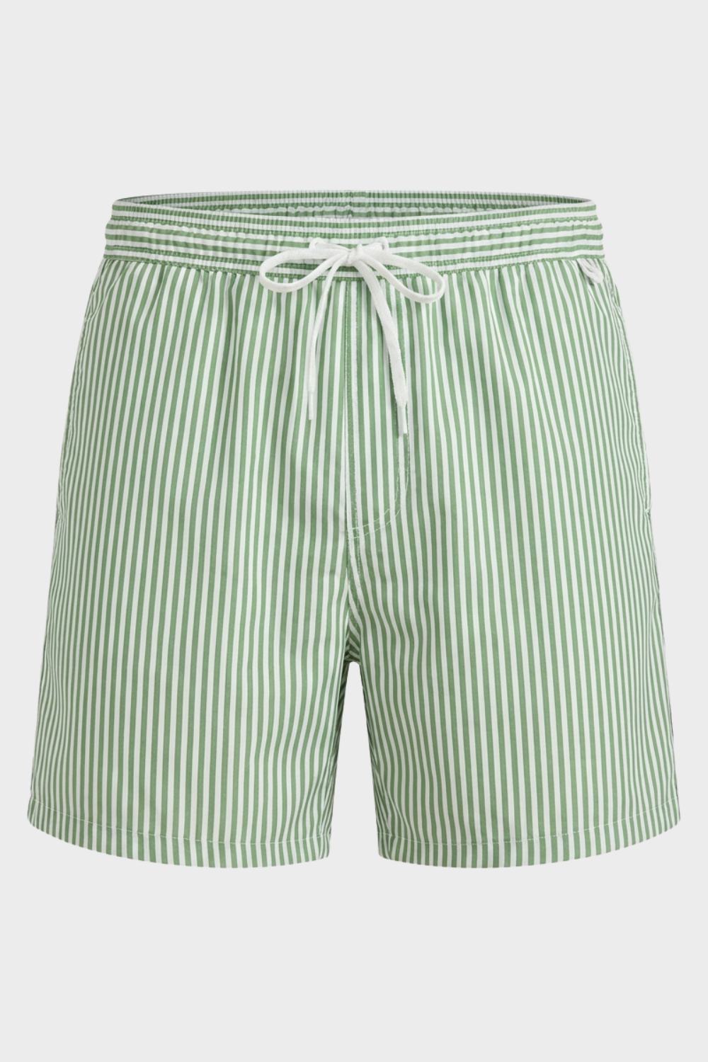 Herren Streifen-Badeshorts | Tunnelzug Quick-Dry