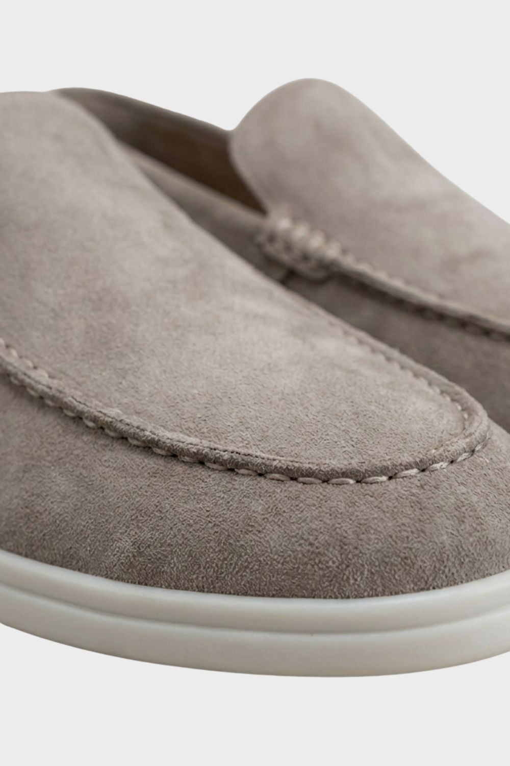 Herren Slip-On Schlupfschuhe Wildleder Memory-Foam – Detail-Ansicht
