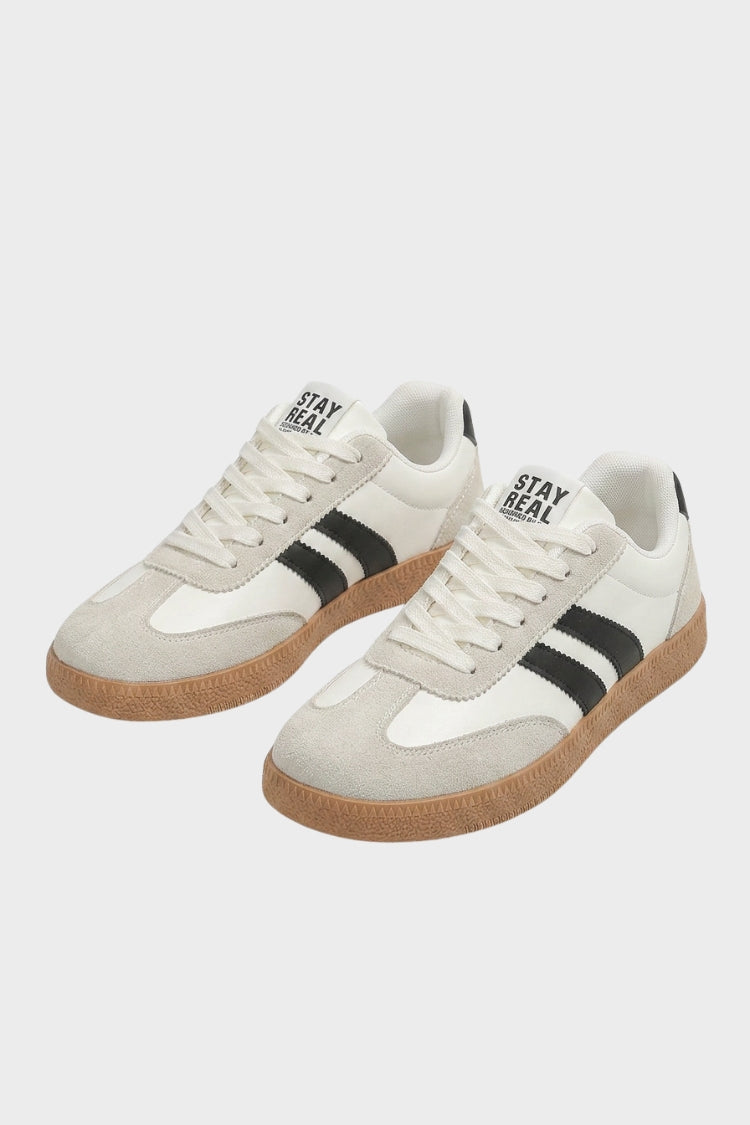 Damen Retro-Sneaker | Kontraststreifen-Design