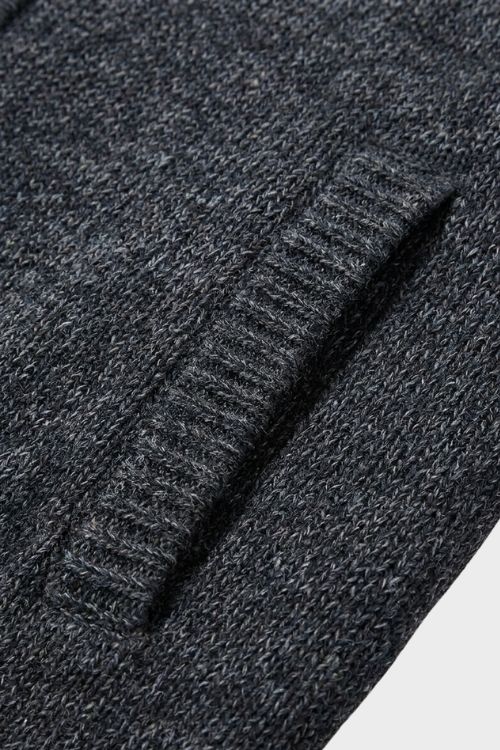 Herren Strickjacke mit Reißverschluss | Stehkragen