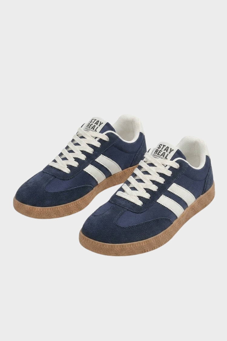 Damen Retro-Sneaker | Kontraststreifen-Design