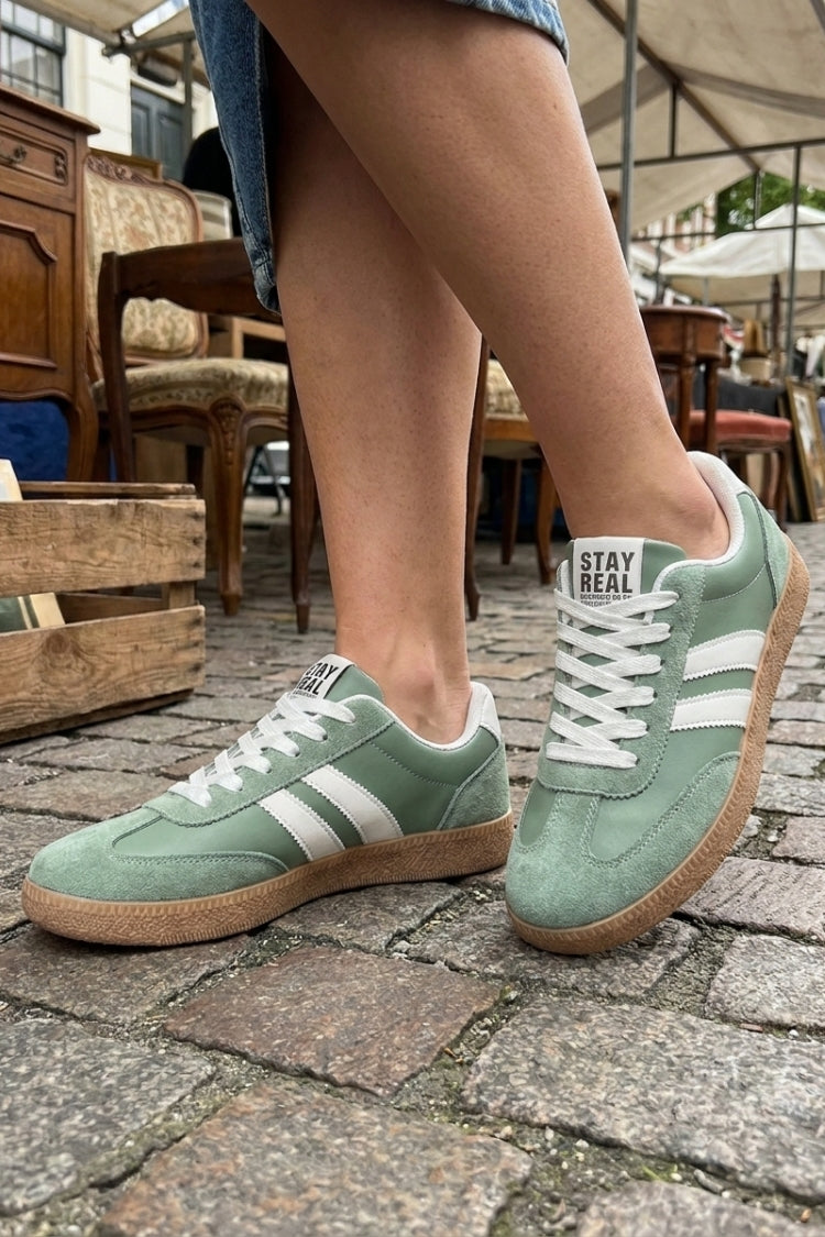 Damen Retro-Sneaker | Kontraststreifen-Design