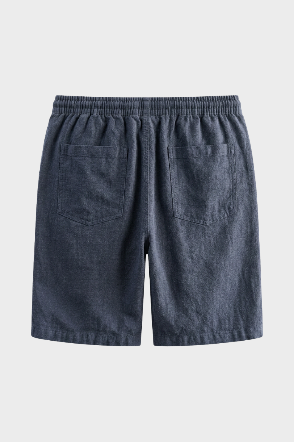Herren Bermuda Tunnelzug Leinen-Shorts