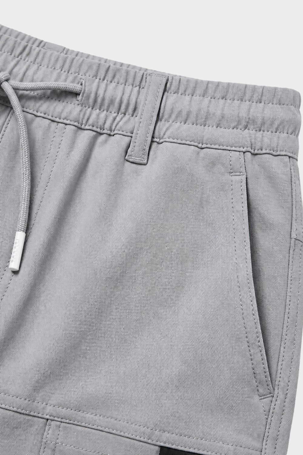 Herren Seitentaschen Bügelfalte Slim-Fit Hose