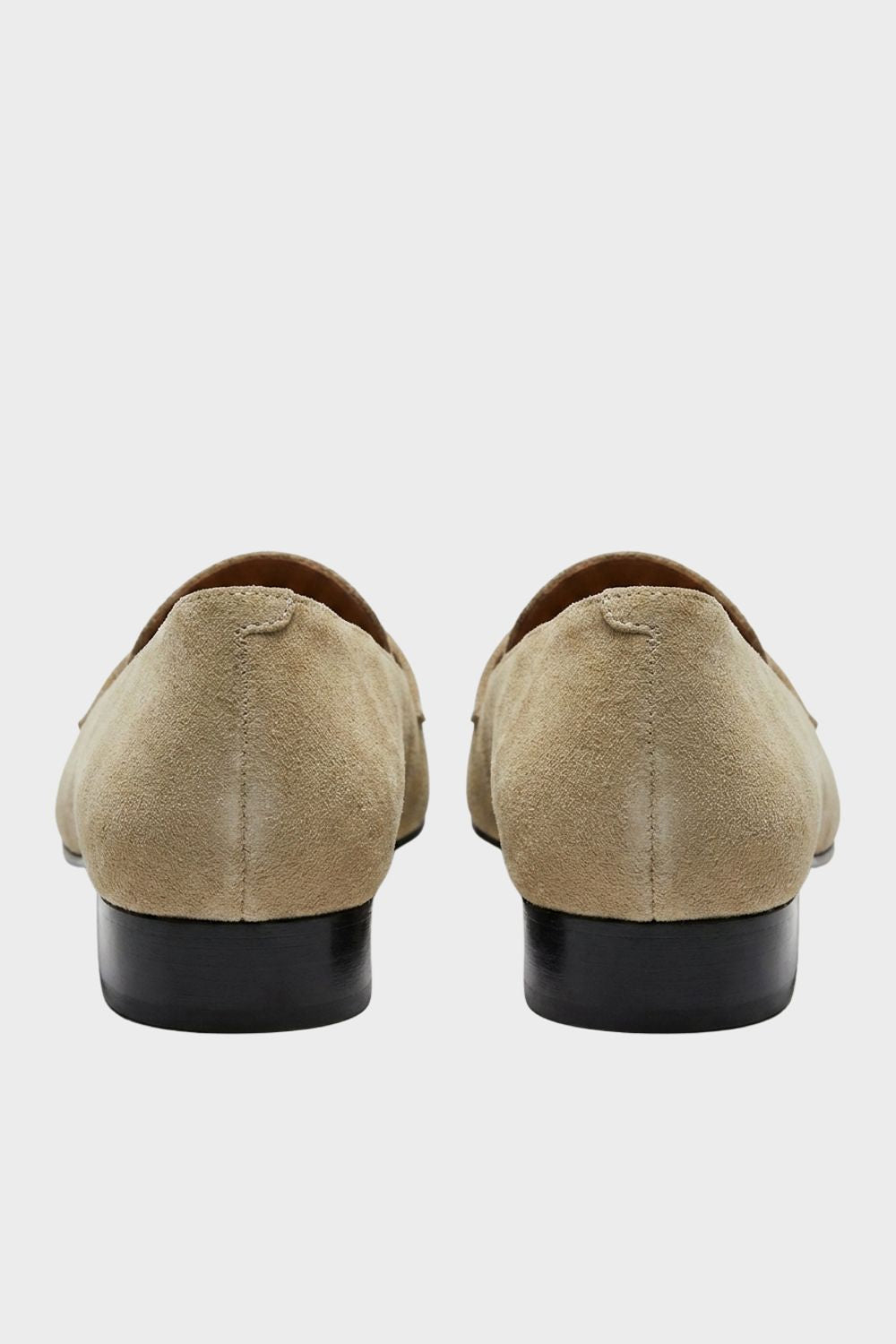Damen Spitze Loafer Wildleder Slip-On – Profil-Ansicht