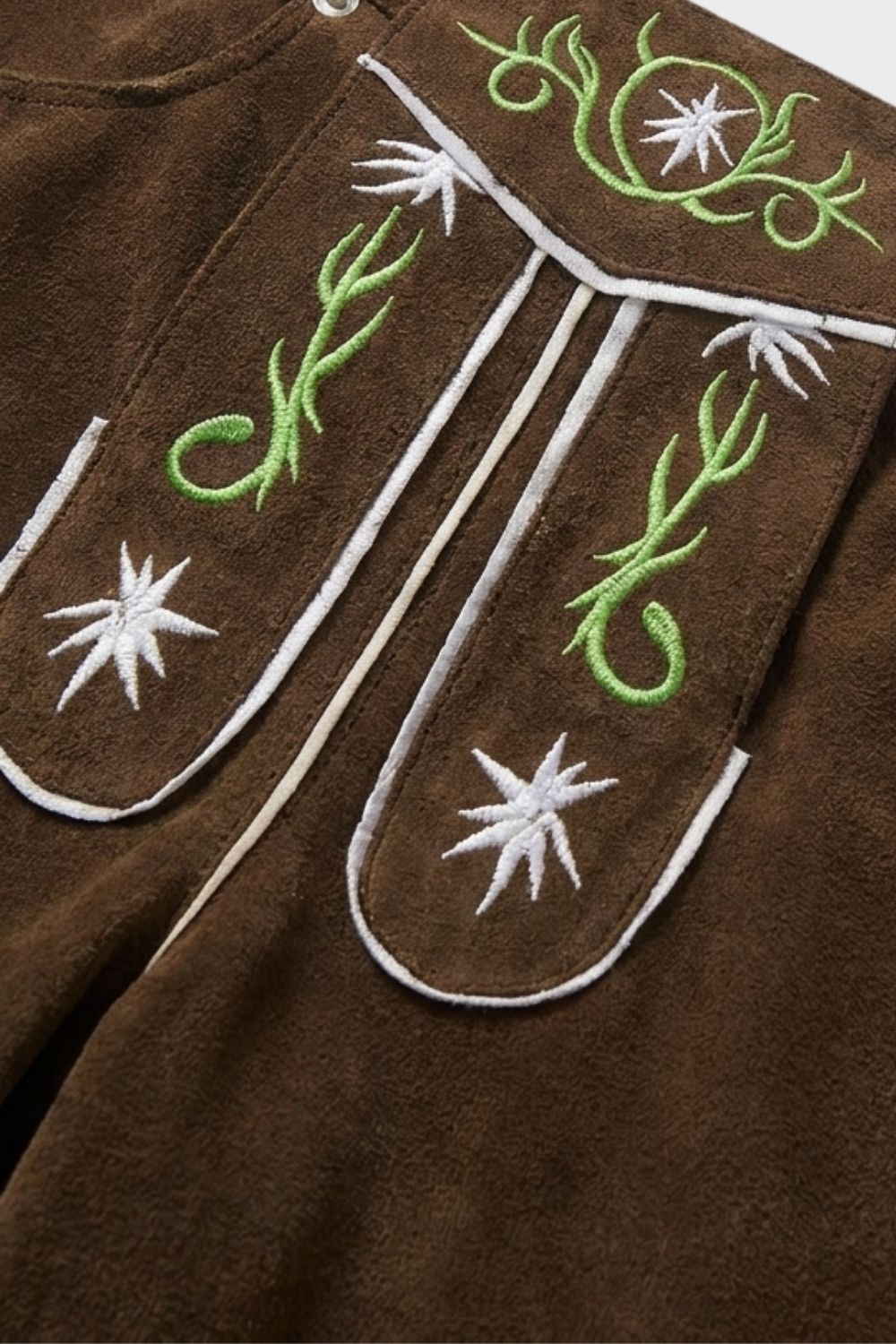 Herren Trachtenset mit Stickdetails | Kariertes Hemd