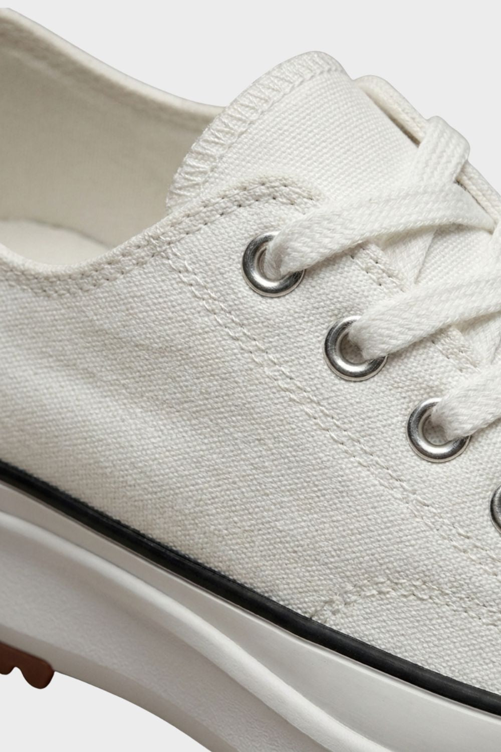 Damen Gummikappe Schnürung Low Sneaker