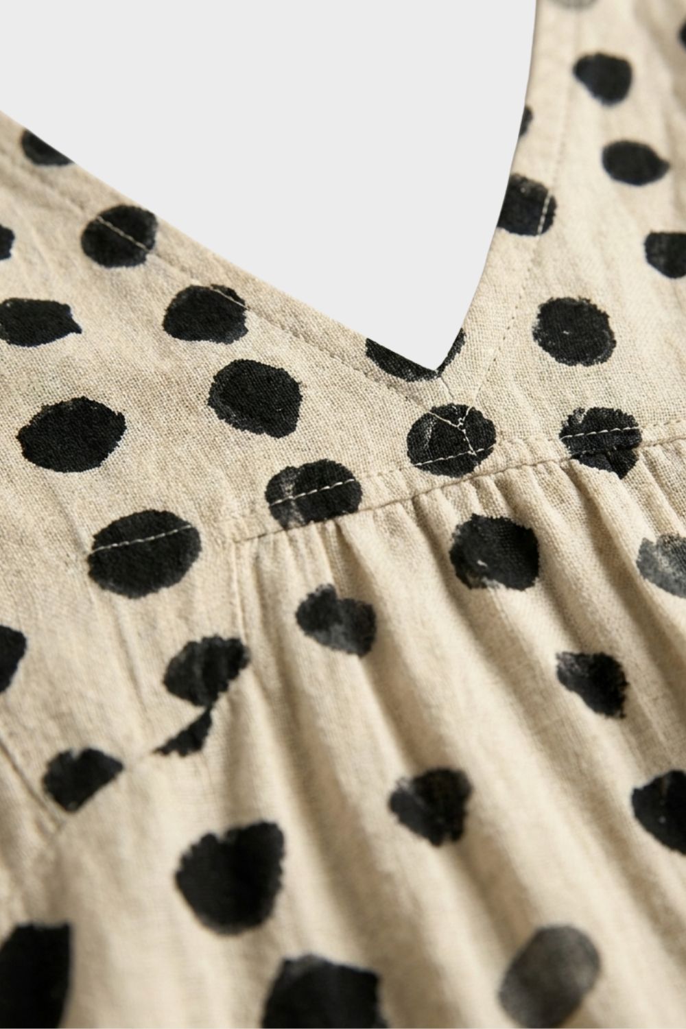 Damen Boho-Kleid Azélie Farbblock – Detail-Ansicht