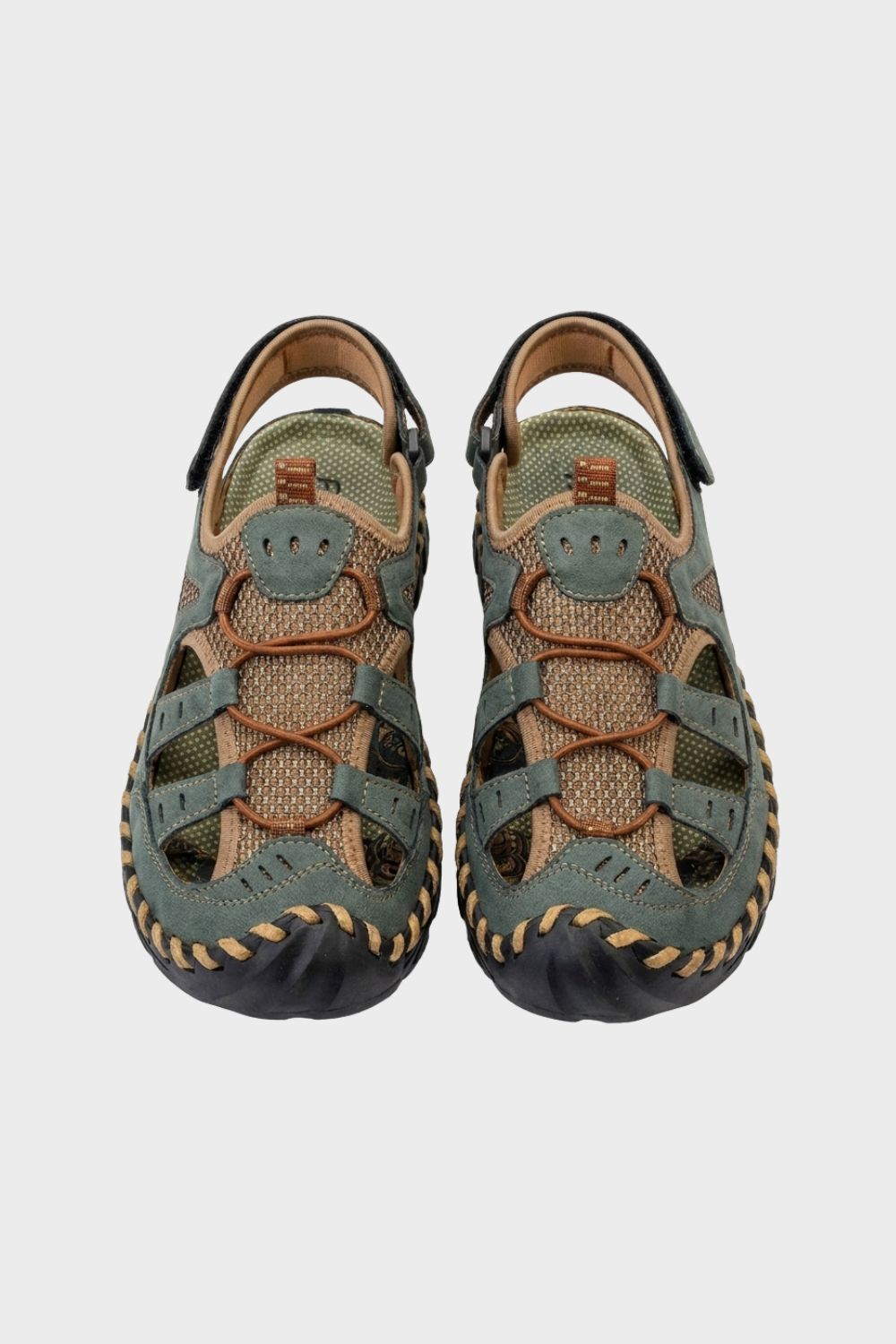 Herren Trekking-Sandalen Wildleder Outdoor – Material-Detail