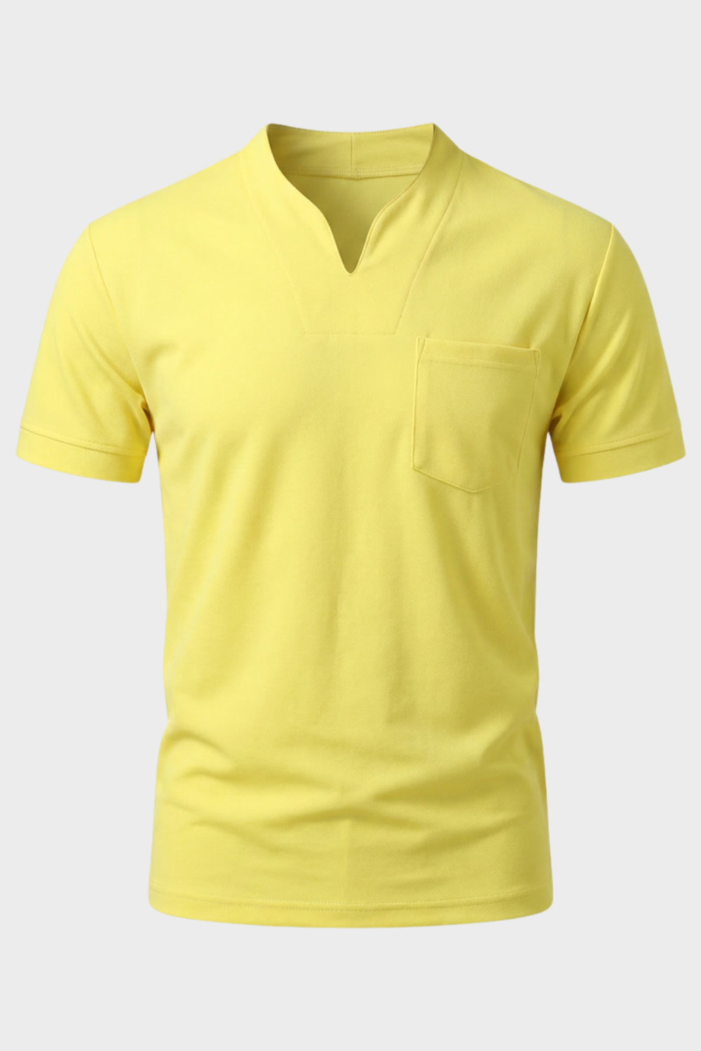 Herren Polo-Shirt Spread-Kragen | 3-Knopf