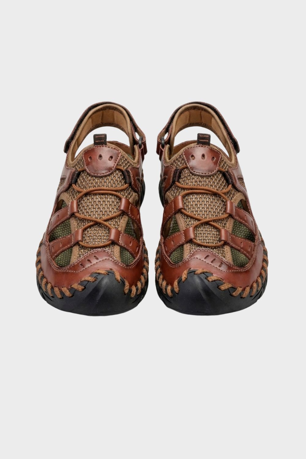 Herren Trekking-Sandalen Wildleder Outdoor – Rückansicht