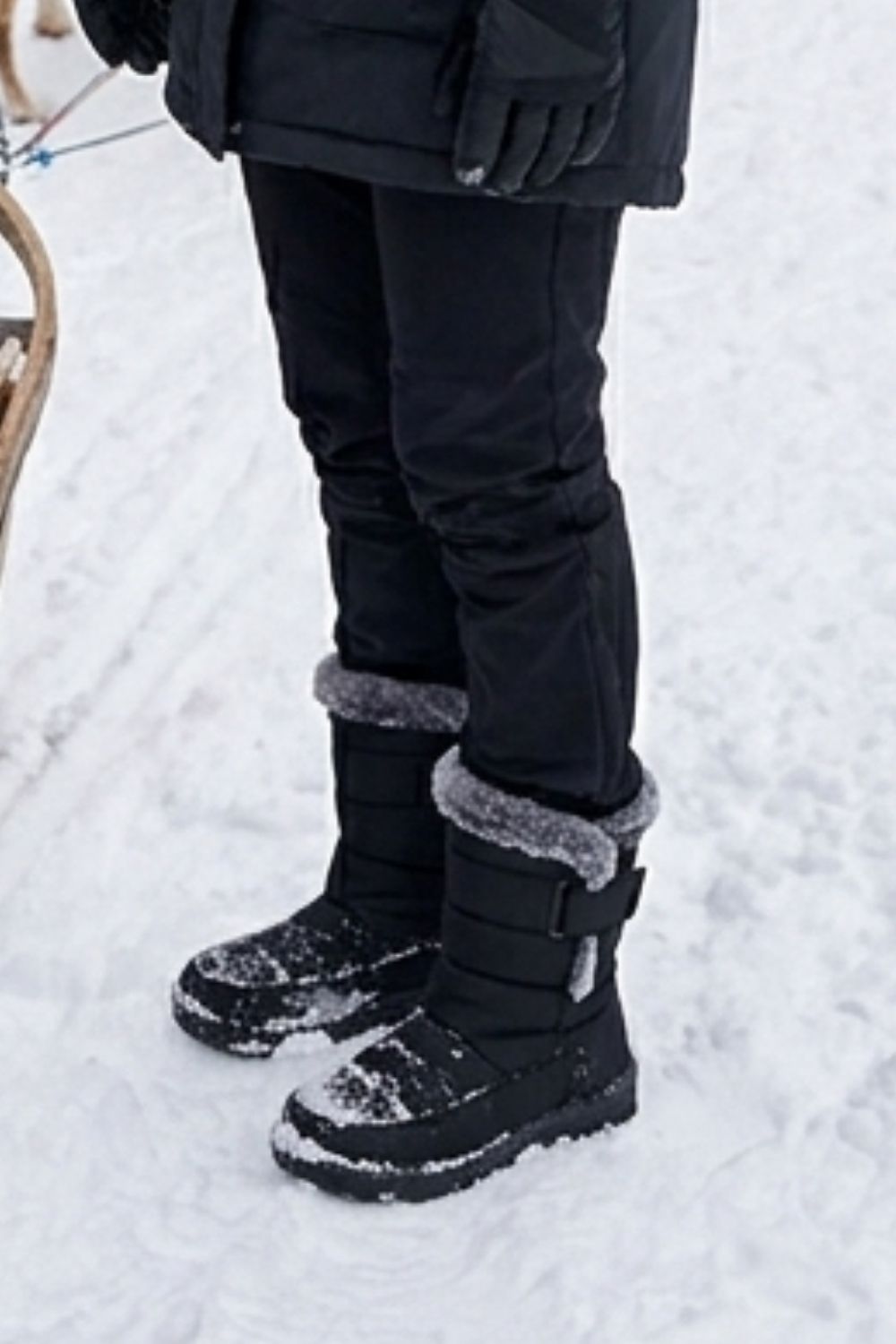 Damen Winterboots | Strukturierter Schaftrand