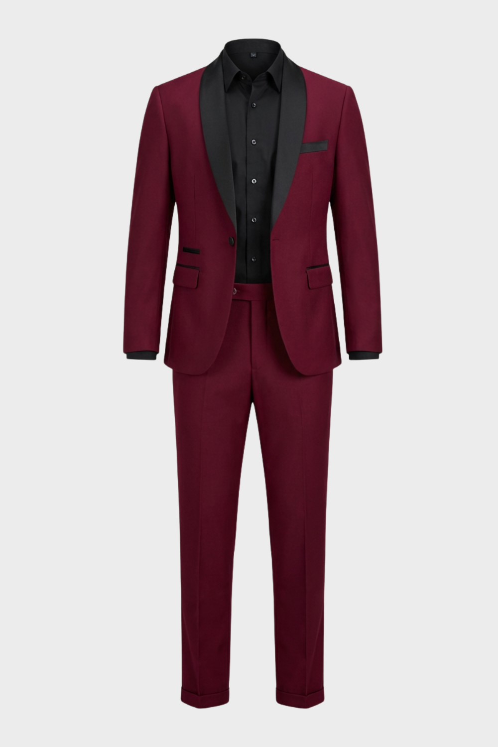Herren Smoking Slim Fit Schalkragen – Größentabelle