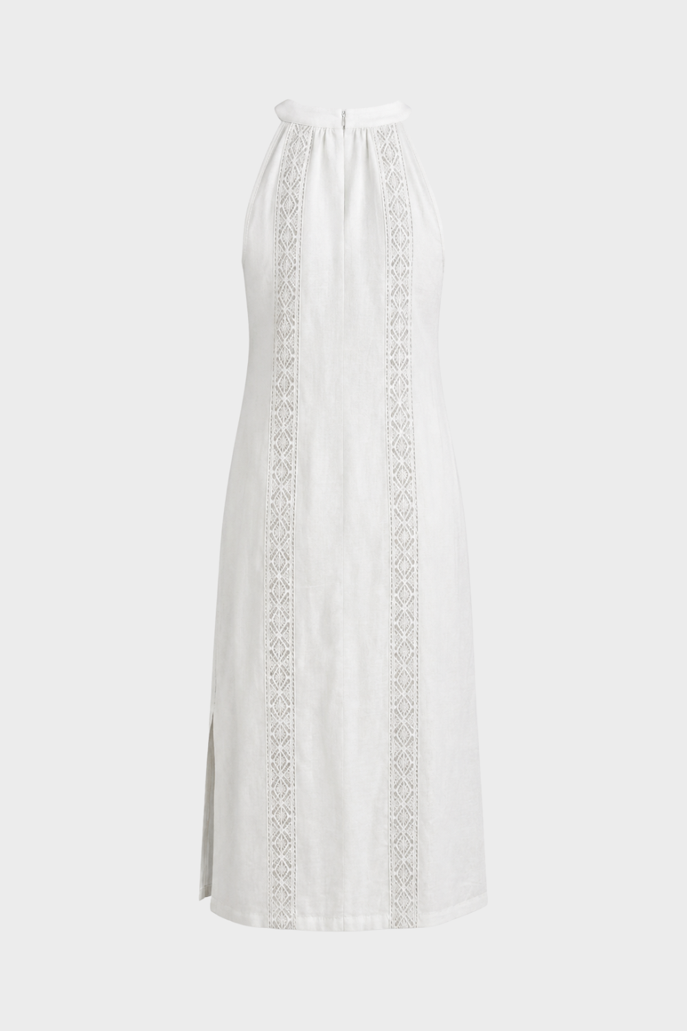 Damen Sommerkleid mit Halterkragen
