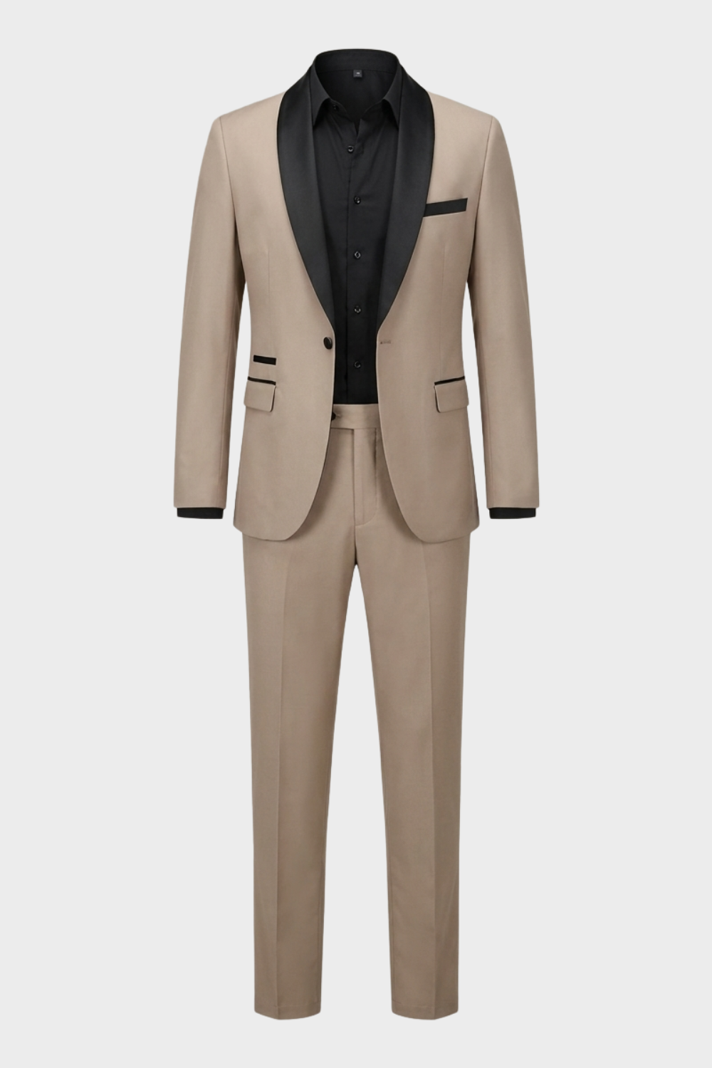 Herren Smoking Slim Fit Schalkragen – Detail Verarbeitung