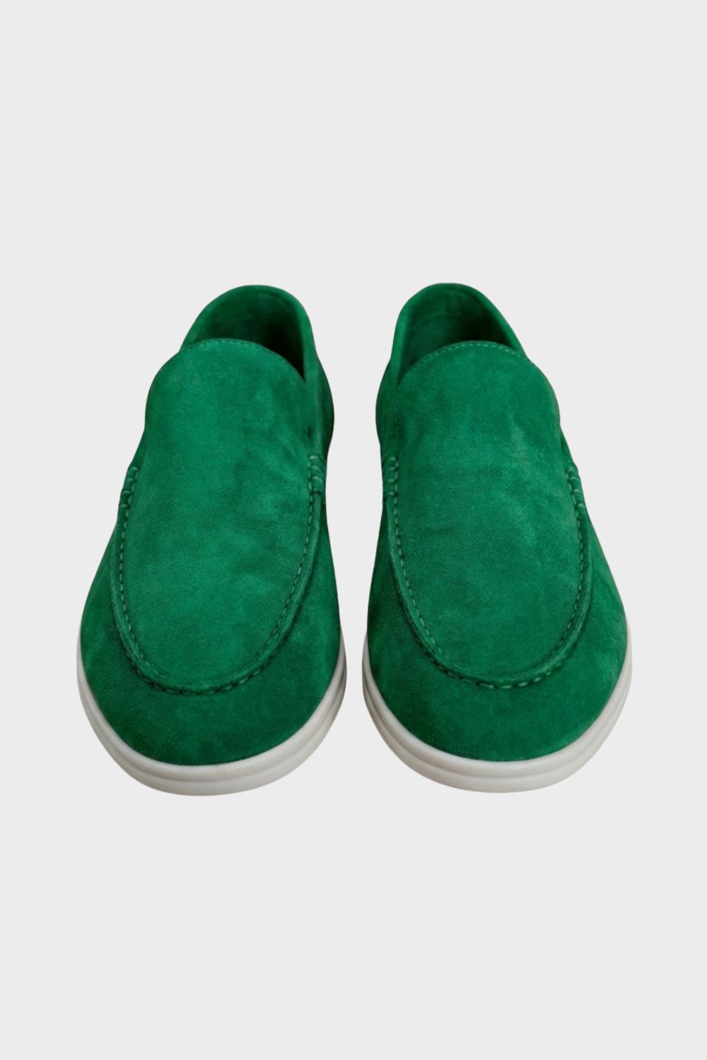 Herren Slip-On Schlupfschuhe Wildleder Memory-Foam – Detail Verarbeitung