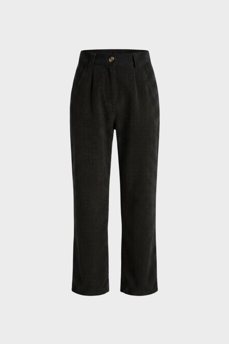Damen Strukturhose | Straight Fit