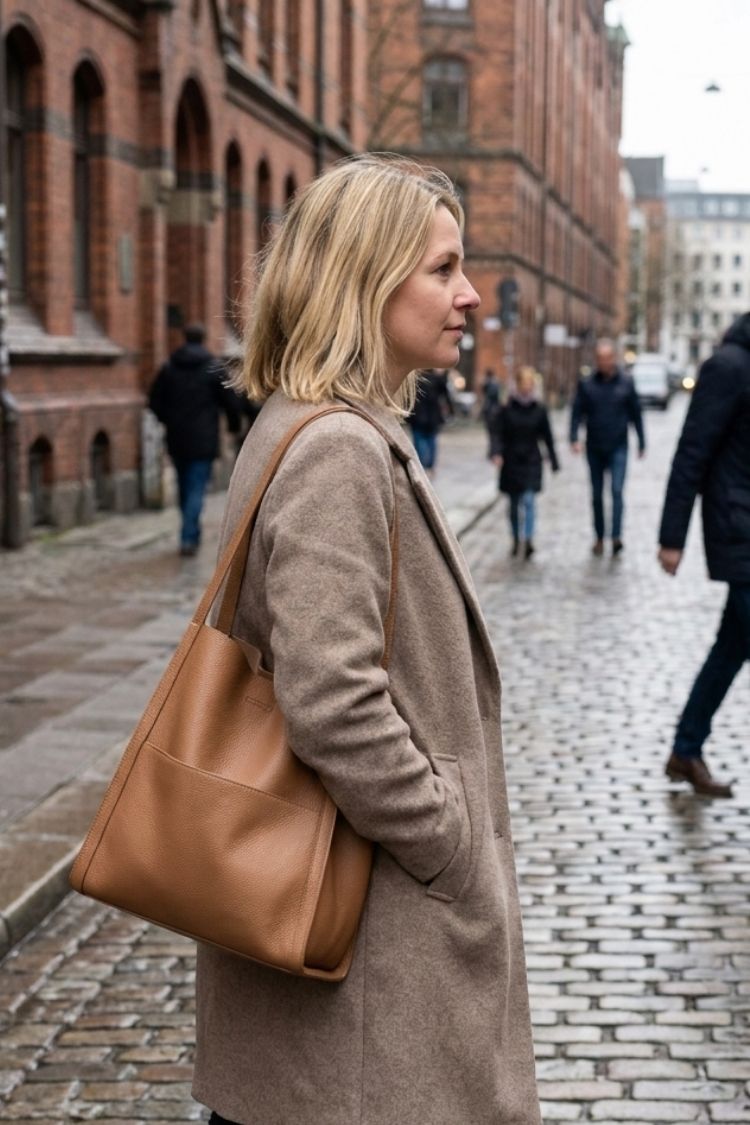 Damen Schultertasche | Breiter Träger