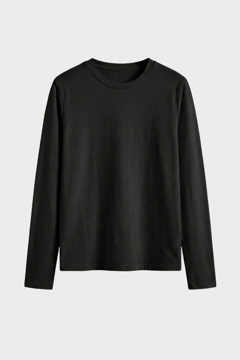 Damen Langarmshirt | Rundhalsausschnitt & Seitenschlitze