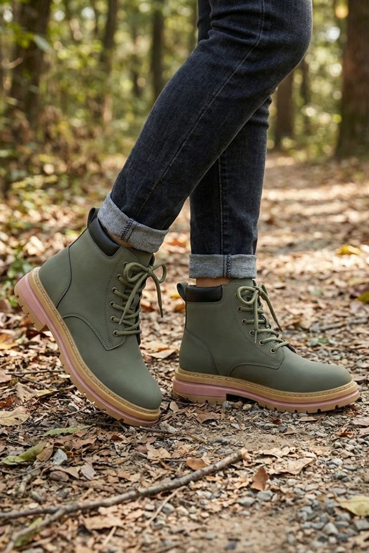 Herren Schnürboots | Chunky-Profilsohle
