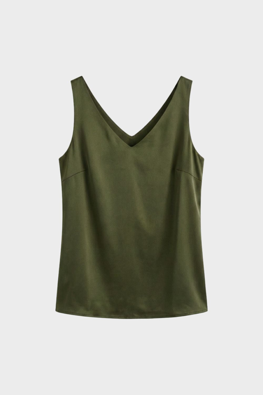 Damen Top Ärmellos V-Ausschnitt – Material-Detail