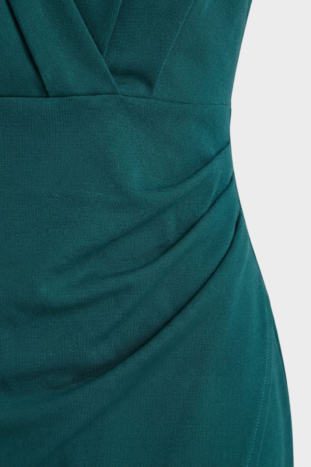 Damen Etuikleid V-Ausschnitt Schlitz – Detail-Ansicht