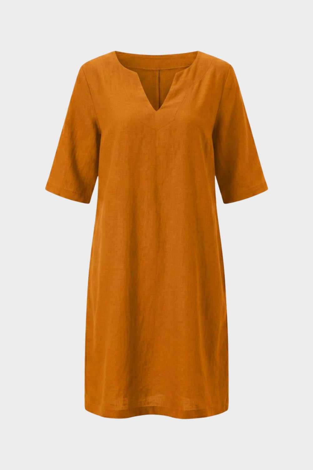 Damen Sommerkleid Kurzarm V-Ausschnitt – Größentabelle