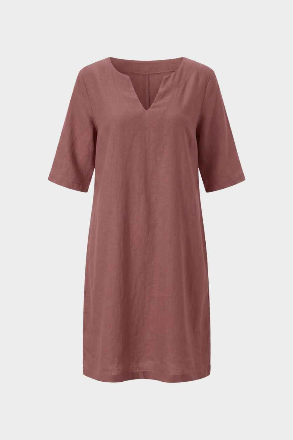 Damen Sommerkleid Kurzarm V-Ausschnitt – Styling-Inspiration