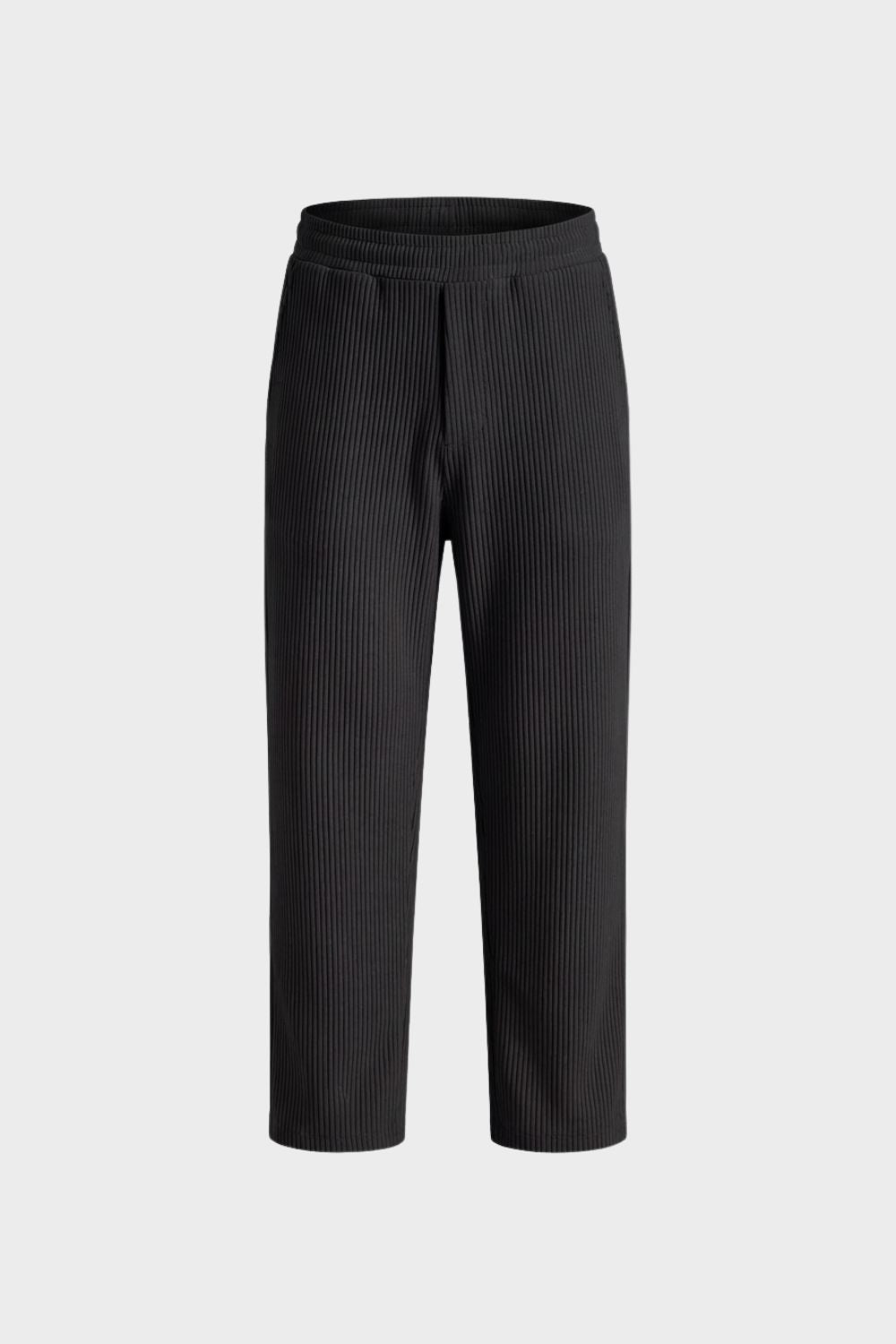 Herren Stoffhose Rippstruktur Gummibund – Lifestyle-Look