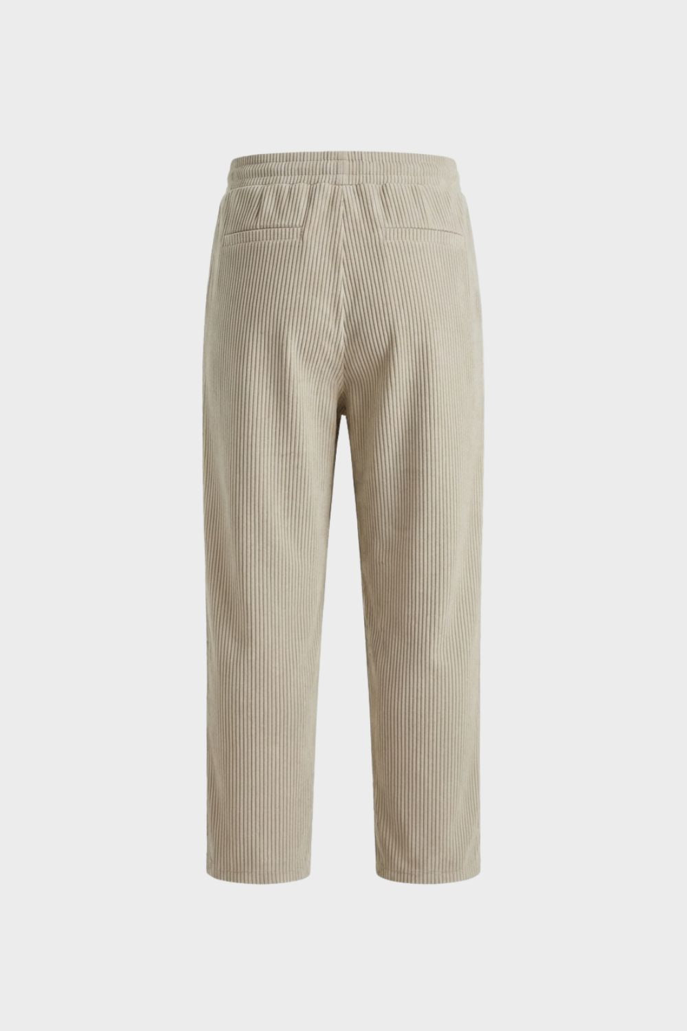 Herren Stoffhose Rippstruktur Gummibund – Profil-Ansicht