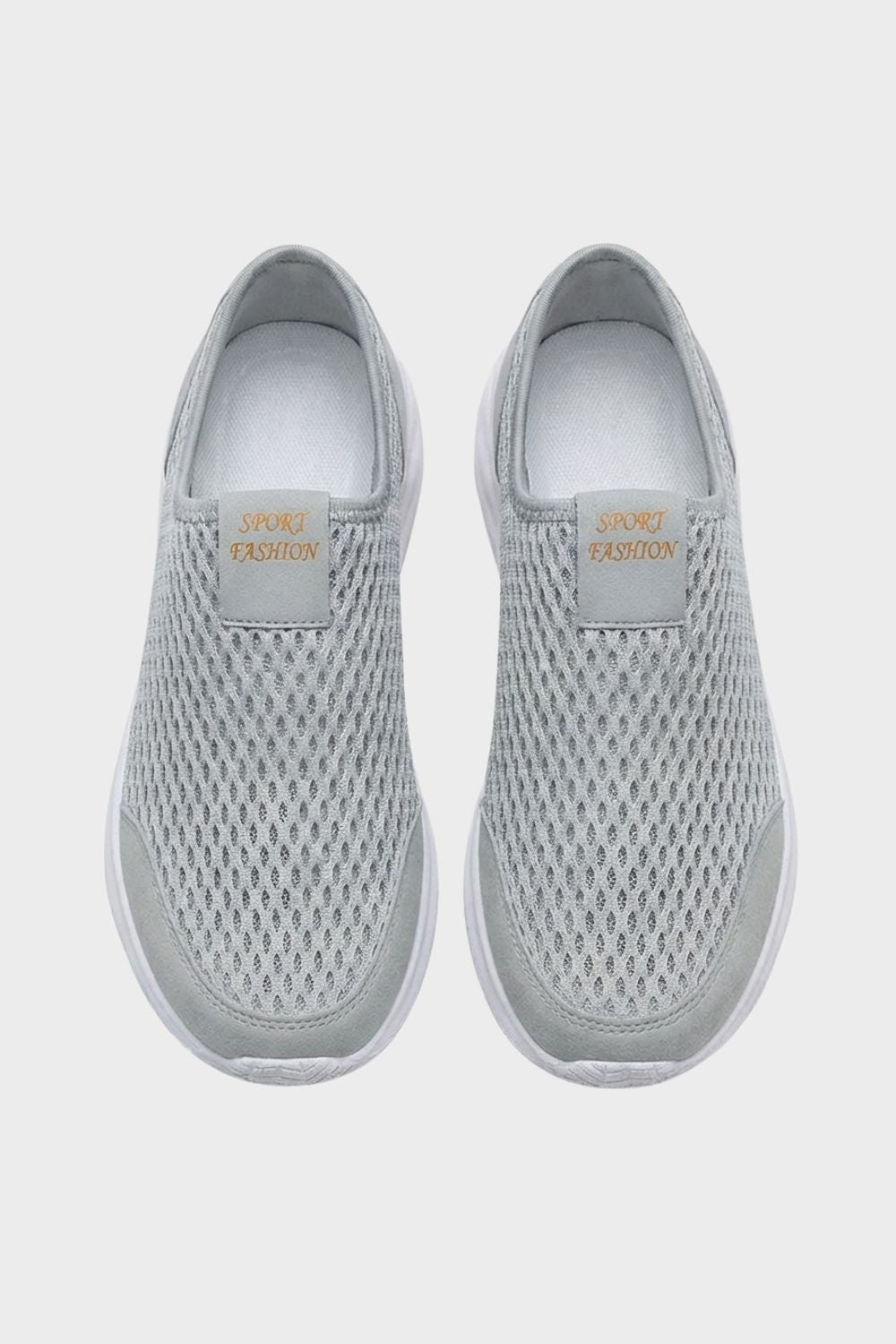 Herren Slip-On Sneaker Mesh Profilsohle – Sicht von oben
