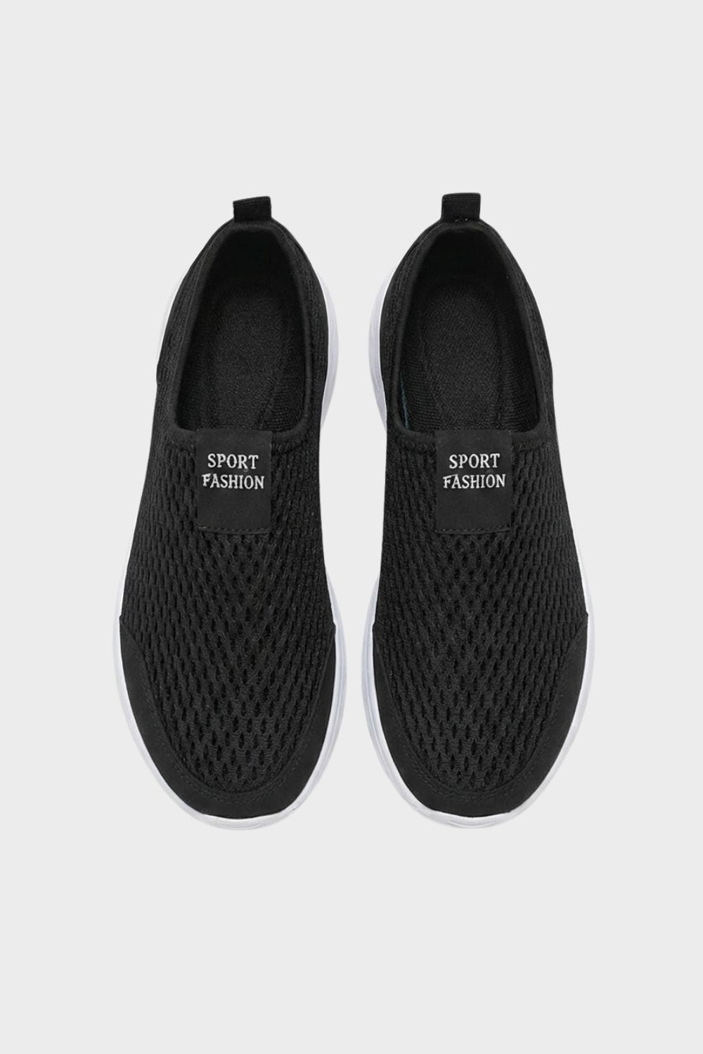 Herren Slip-On Sneaker Mesh Profilsohle – Material-Detail