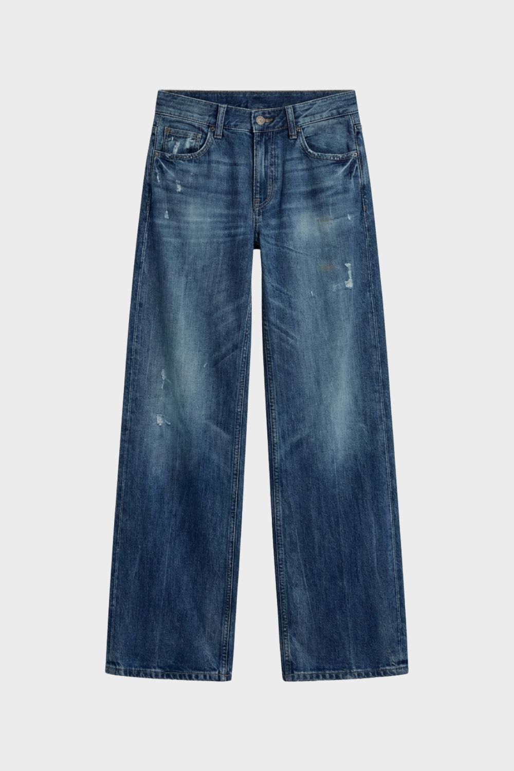 Damen Wide-Leg Jeans High Waist Used – Lifestyle-Look