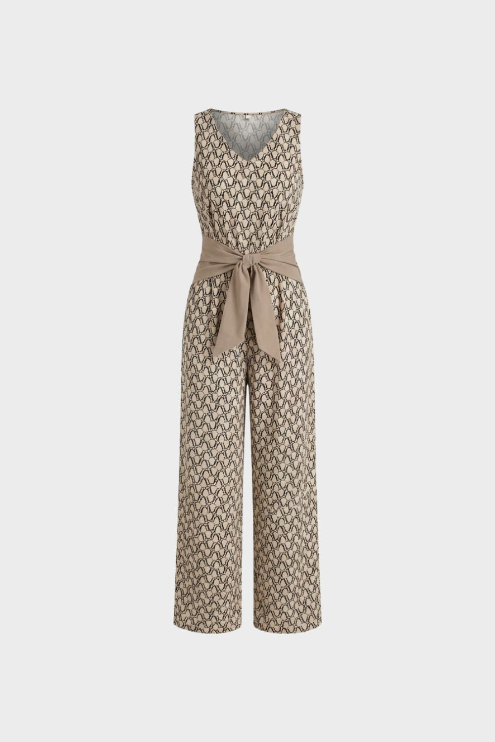 Damen Jumpsuit V-Ausschnitt Wide-Leg – Hauptansicht