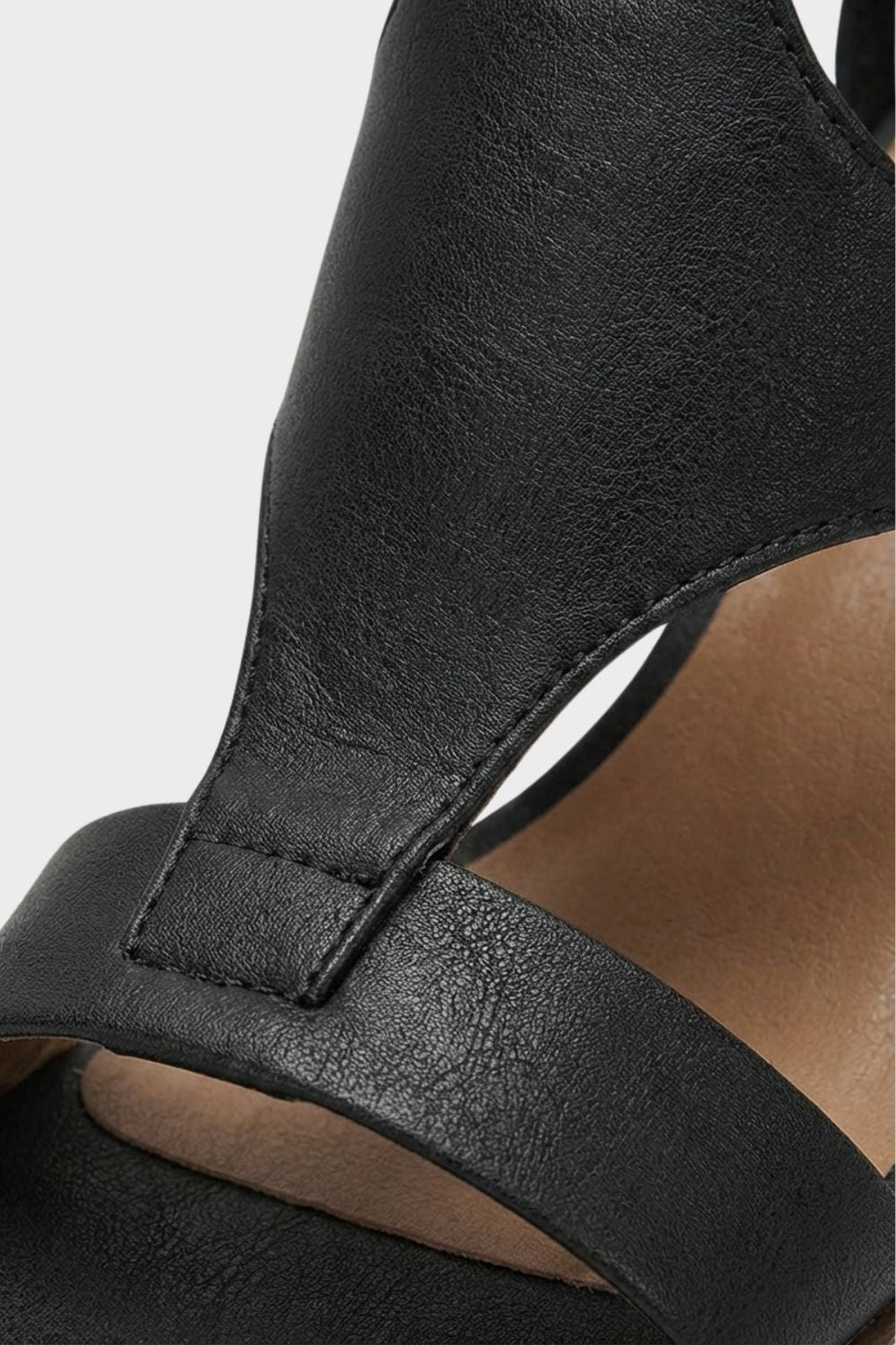 Damen Sandalen Knöchelriemen Blockabsatz – Detail-Ansicht