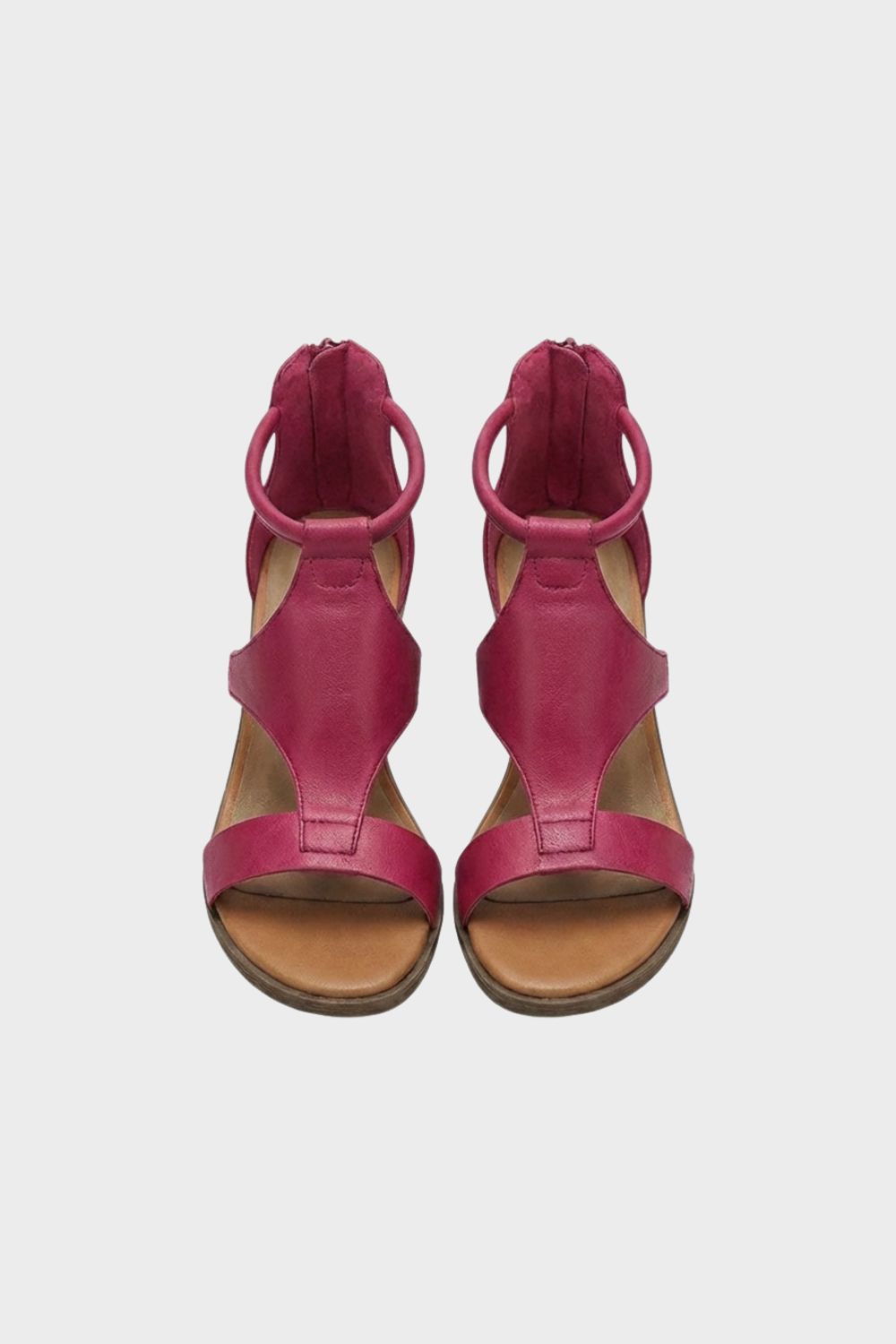 Damen Sandalen Knöchelriemen Blockabsatz – Lifestyle-Look