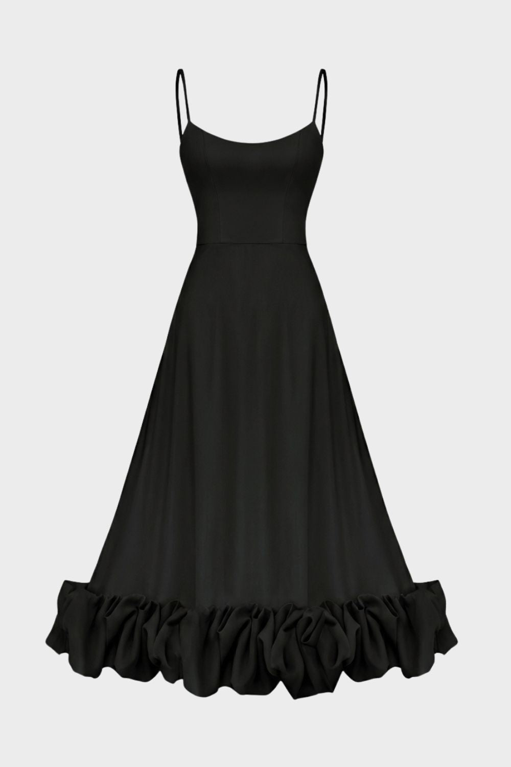 Damen Midikleid Träger Volant – Farb-Übersicht