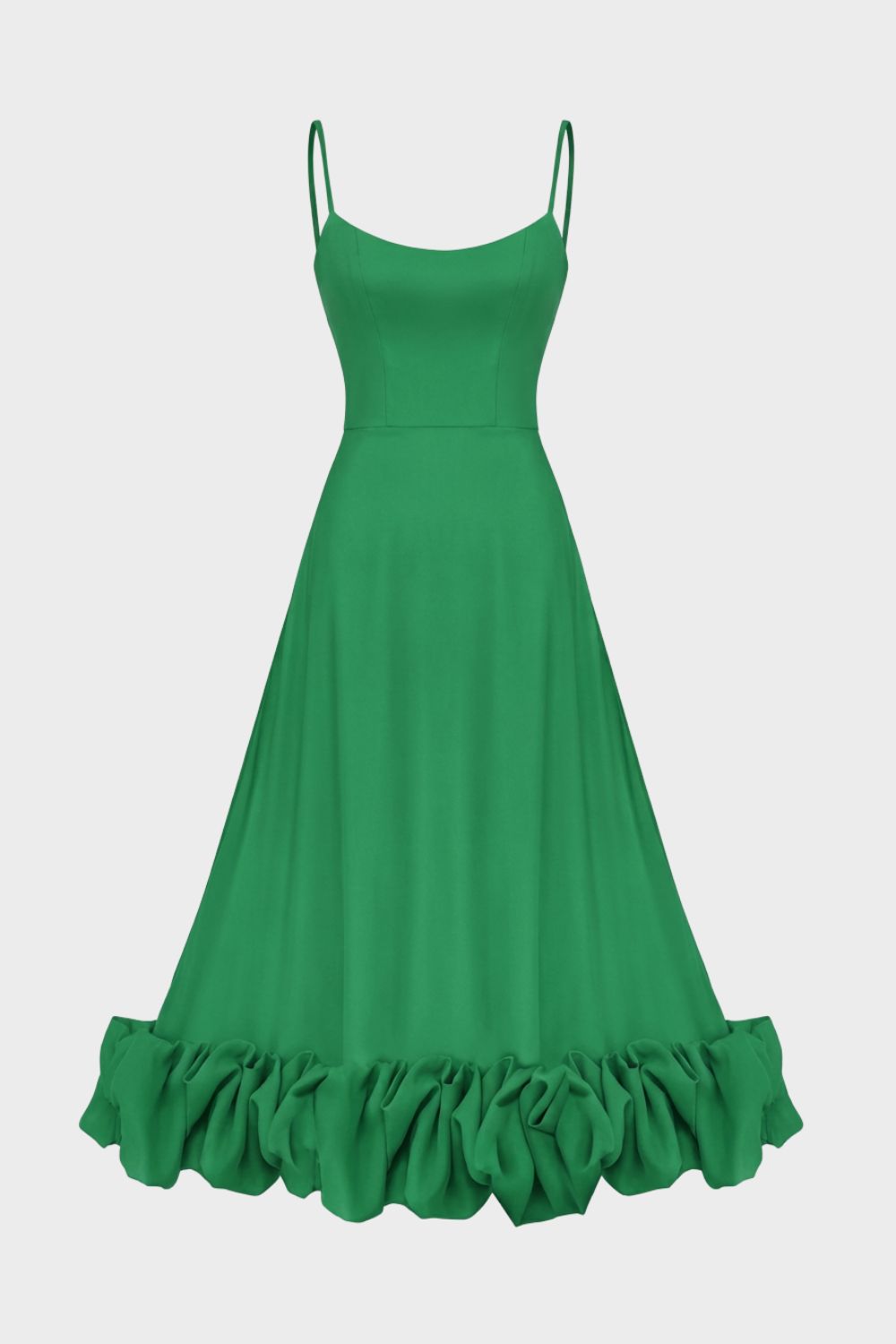 Damen Midikleid Träger Volant – Größentabelle