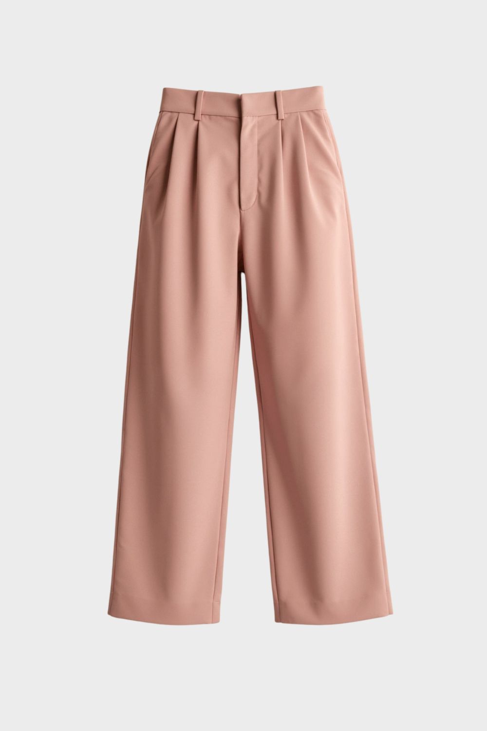 Damen Palazzo Stoffhose High Waist – Material-Detail