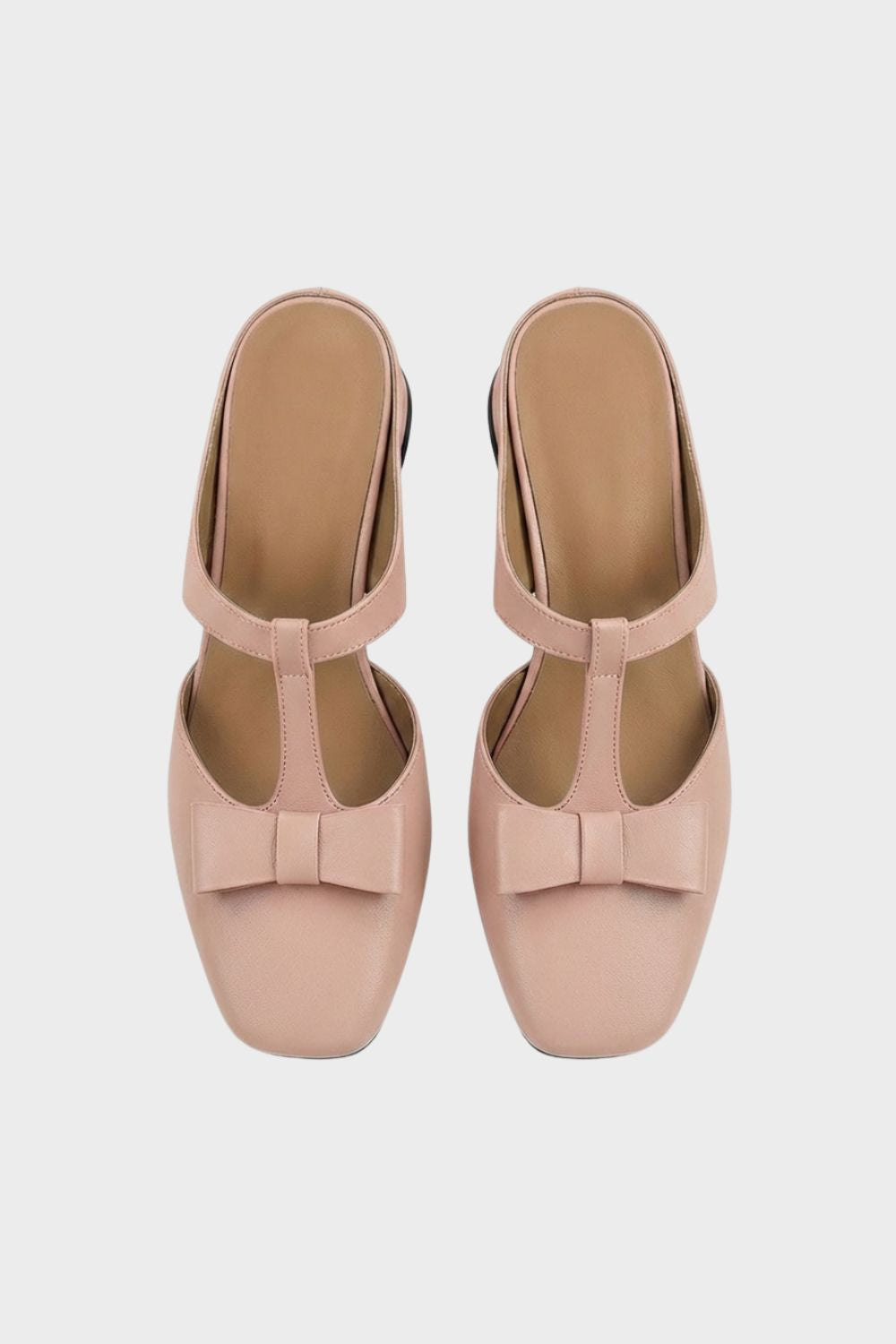 Damen Mary Jane Pumps Schleife eckige Spitze – Lifestyle-Look