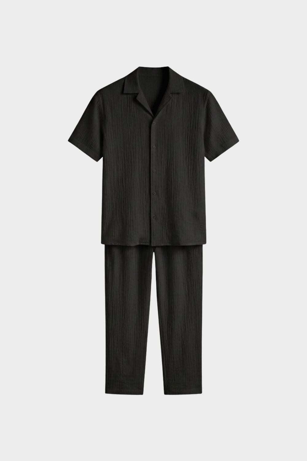 Herren Pyjama Set Baumwolle Kurzarm – Hauptansicht