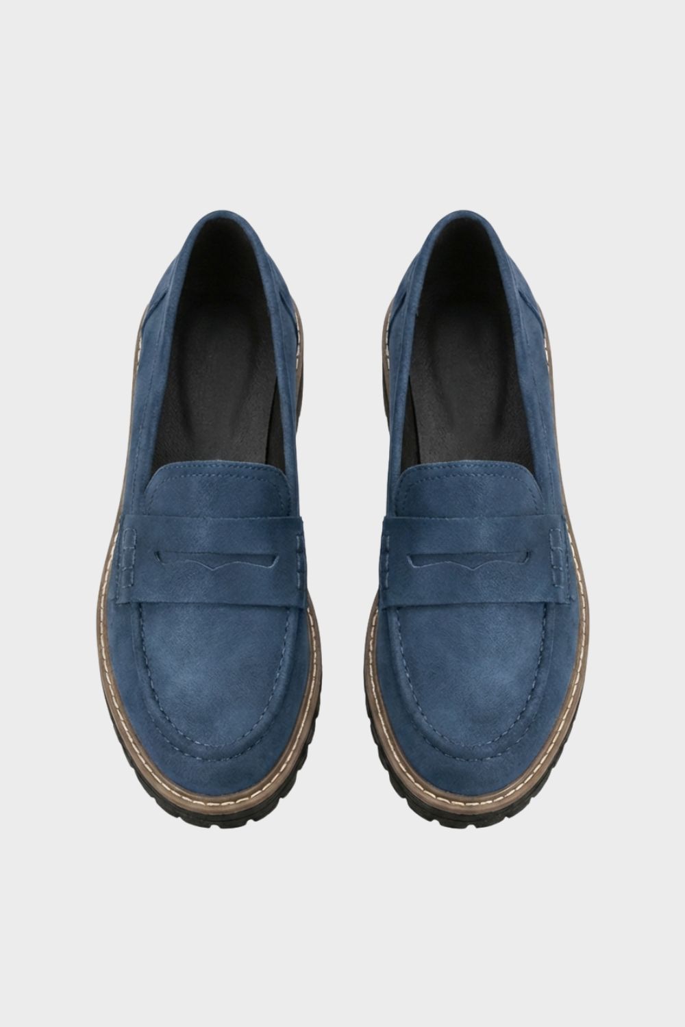 Damen Loafer Profilsohle Slip-On – Sicht von oben