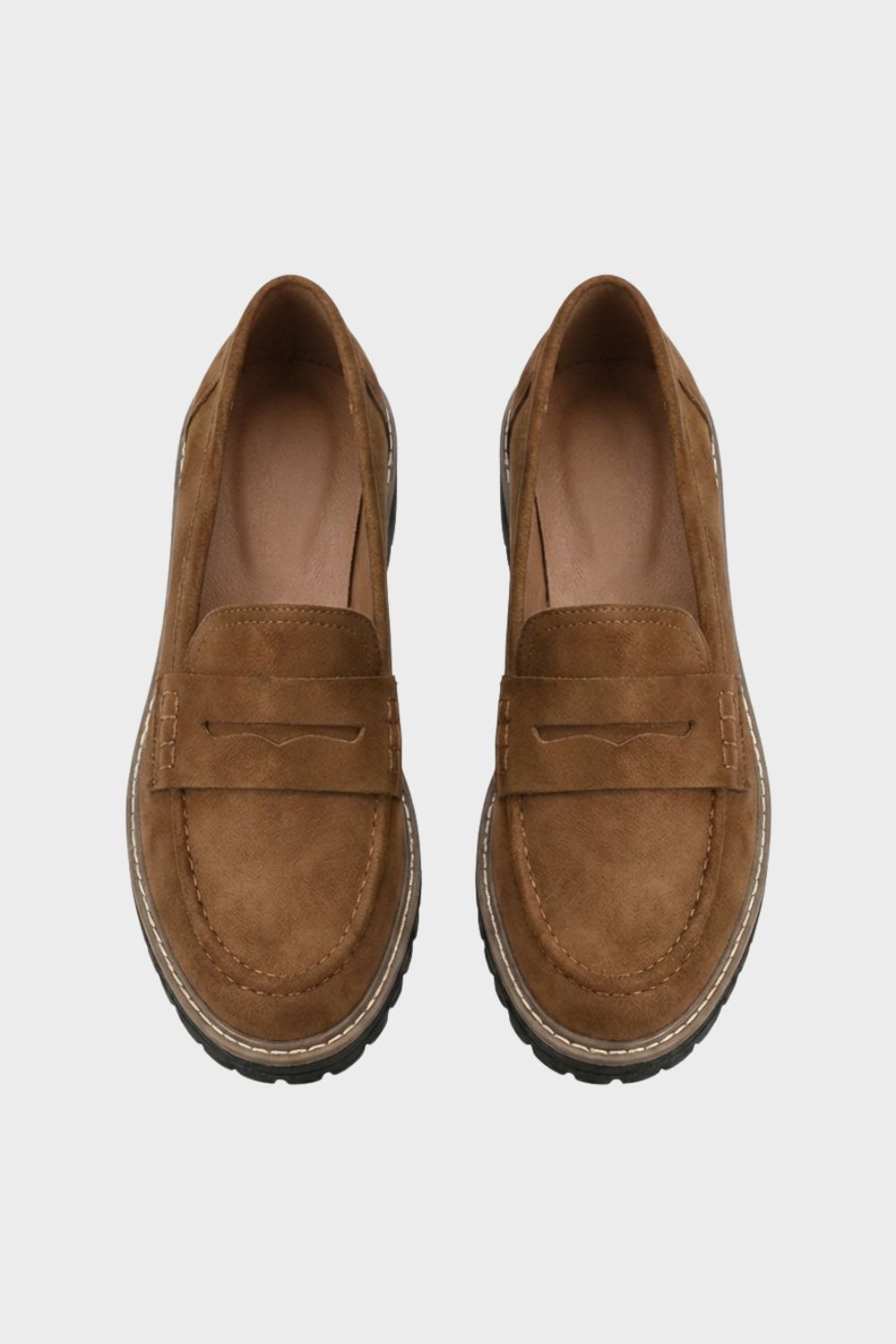 Damen Loafer Profilsohle Slip-On – Lifestyle-Look