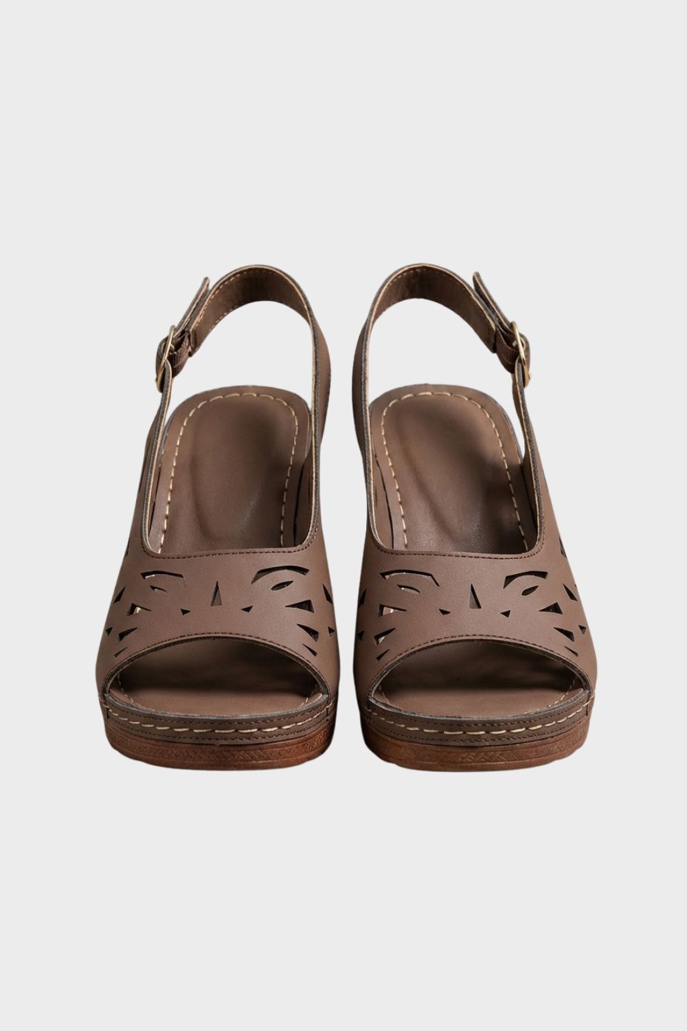 Damen Sommer Sandaletten Keilabsatz Riemchen – Lifestyle-Look