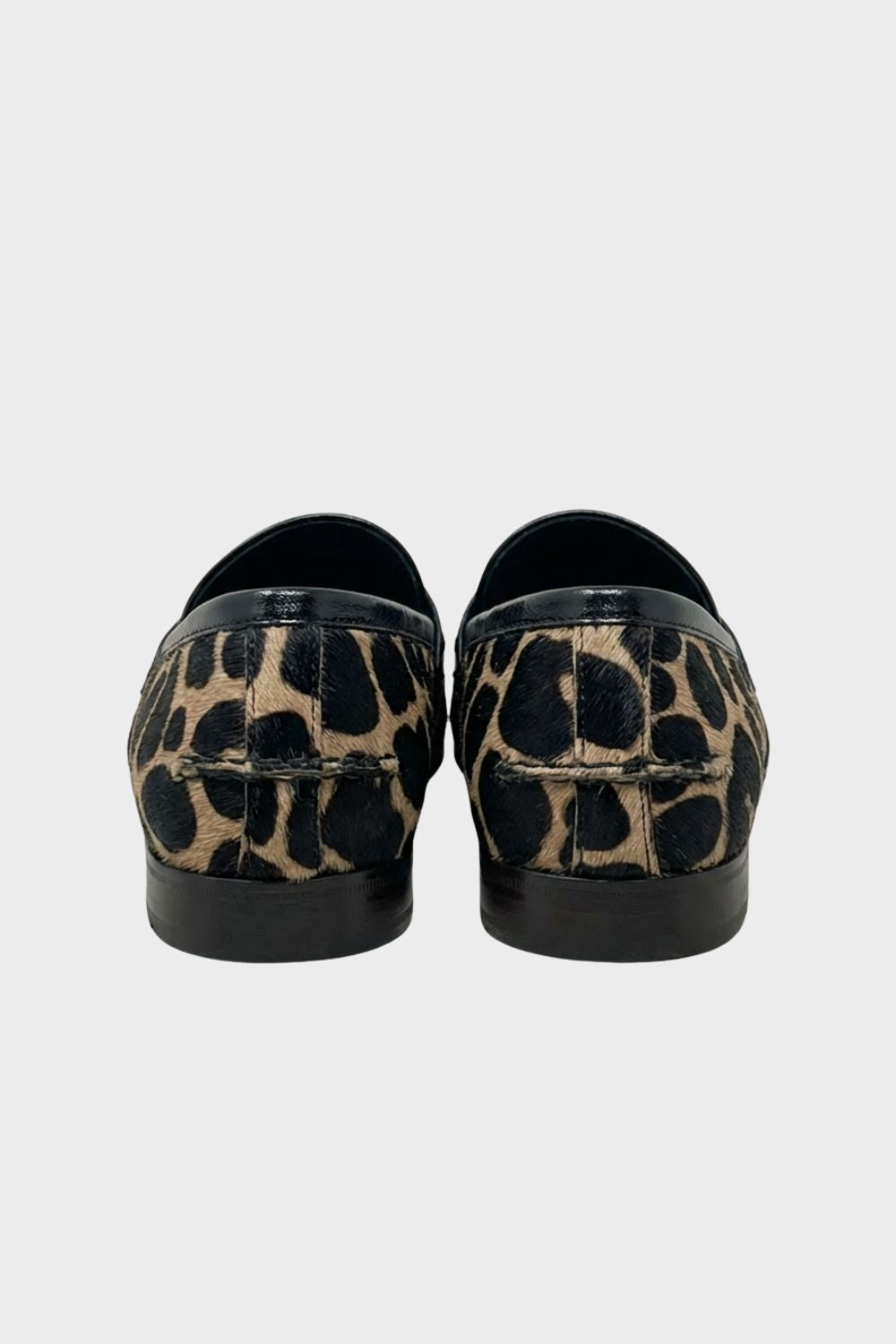 Damen Slip-On Loafer Leopardenmuster Mule – Detail-Ansicht
