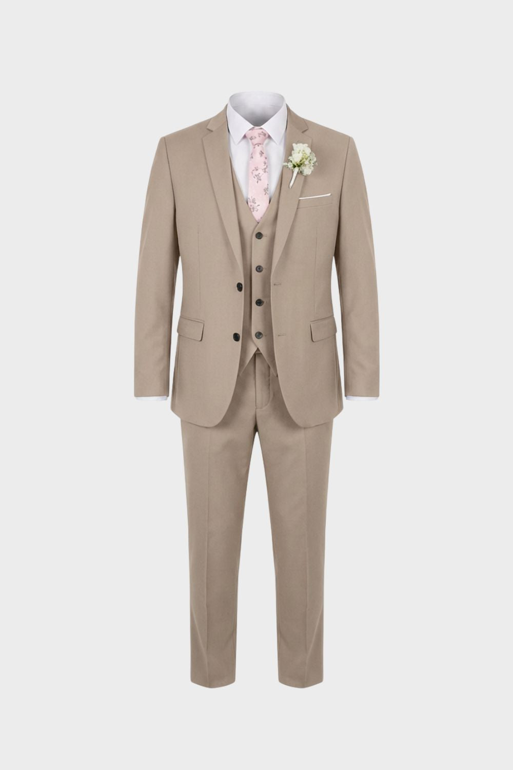 Herren Hochzeitsanzug 3-teilig Slim Weste – Lifestyle-Look