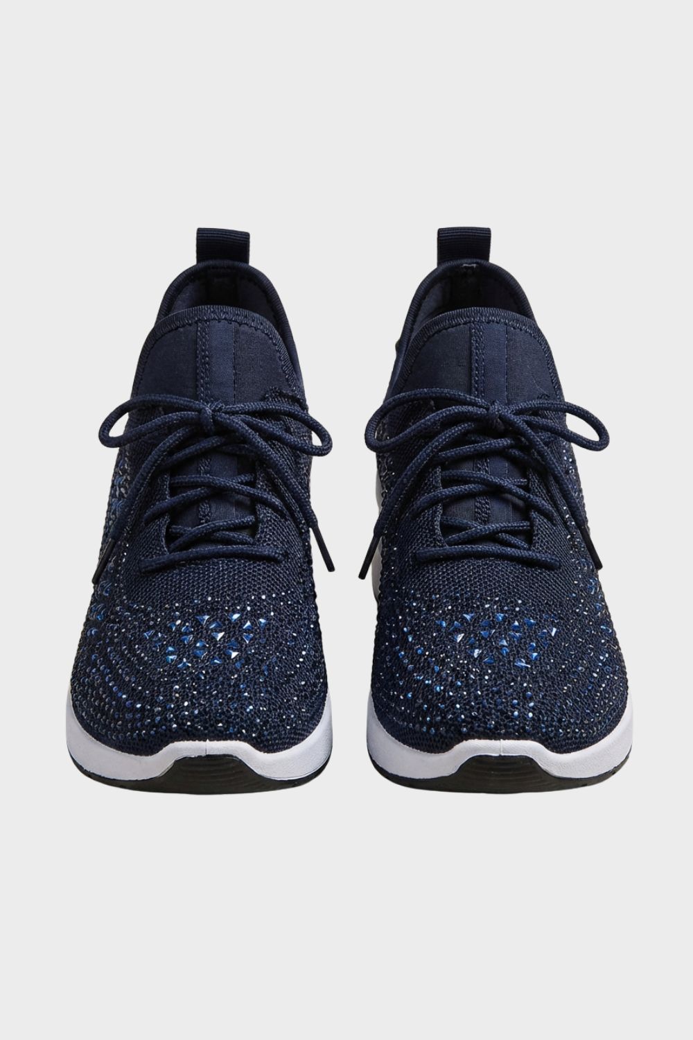 Damen Glitzer-Sneaker Strass Mesh – Material-Detail