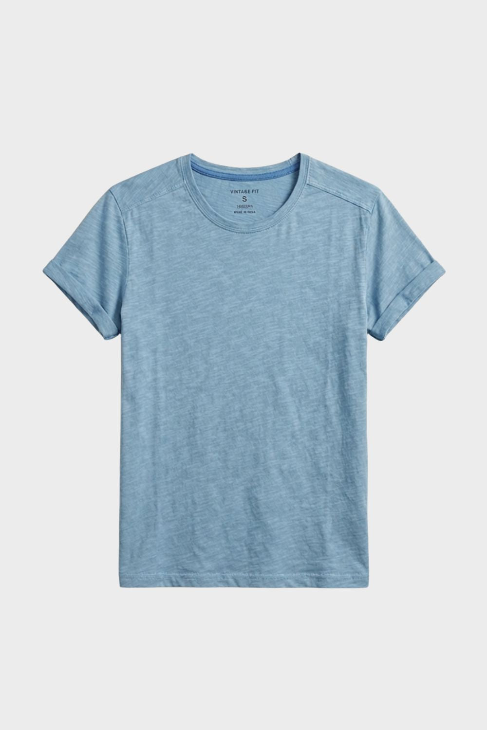 Herren Vintage-Fit Tee Crew-Neck – Material-Detail